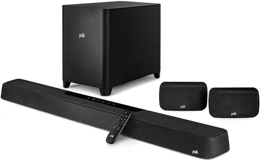 Polk Audio MagniFi Max AX 5.1.2 Channel Soundbar System Black