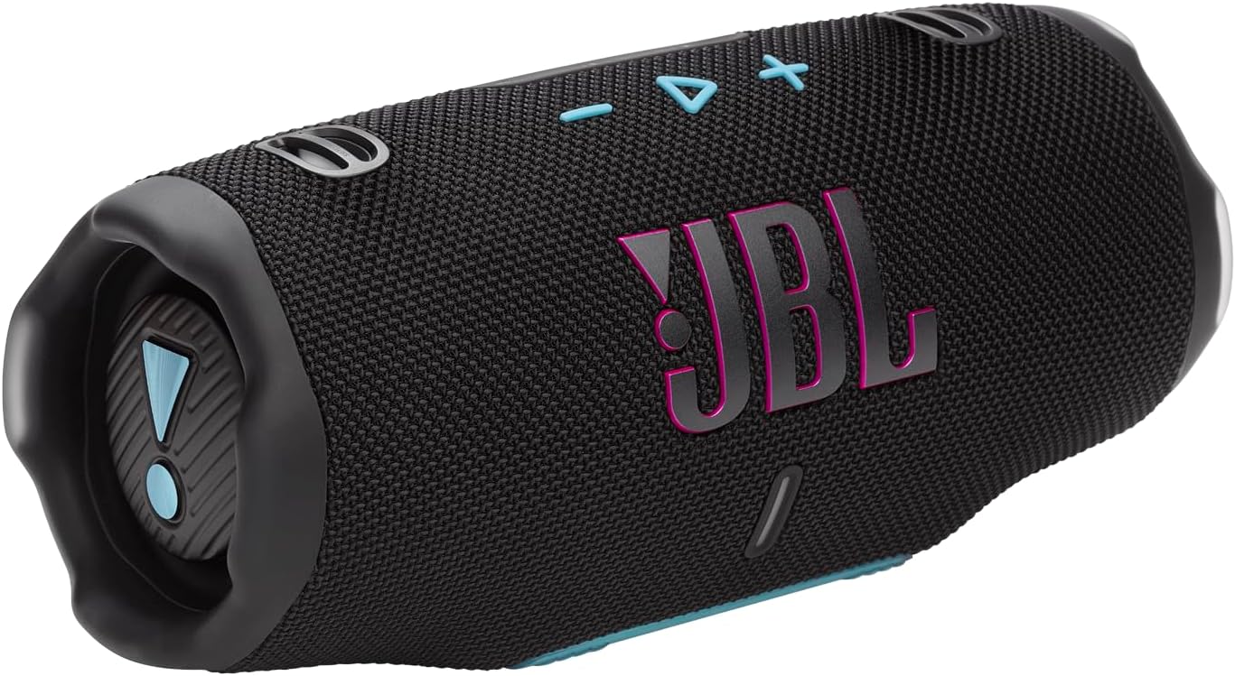JBL Charge 6 - Portable Waterproof & Drop-Proof Bluetooth Speaker, Bold JBL Pro Sound with AI Sound Boost, 28Hrs of Playtime, Built-in powerbank & Comes with a Sturdy/Removable Carrying Strap
