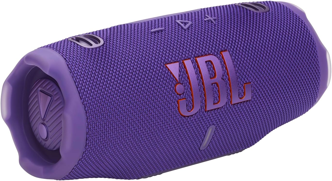 JBL Charge 6 - Portable Waterproof & Drop-Proof Bluetooth Speaker, Bold JBL Pro Sound with AI Sound Boost, 28Hrs of Playtime, Built-in powerbank & Comes with a Sturdy/Removable Carrying Strap