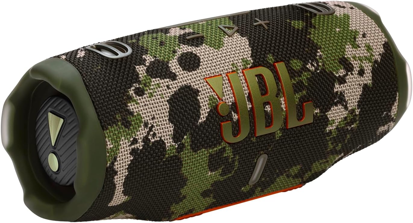 JBL Charge 6 Portable Waterproof Bluetooth Speaker with Winguard Protective Hardshell Case