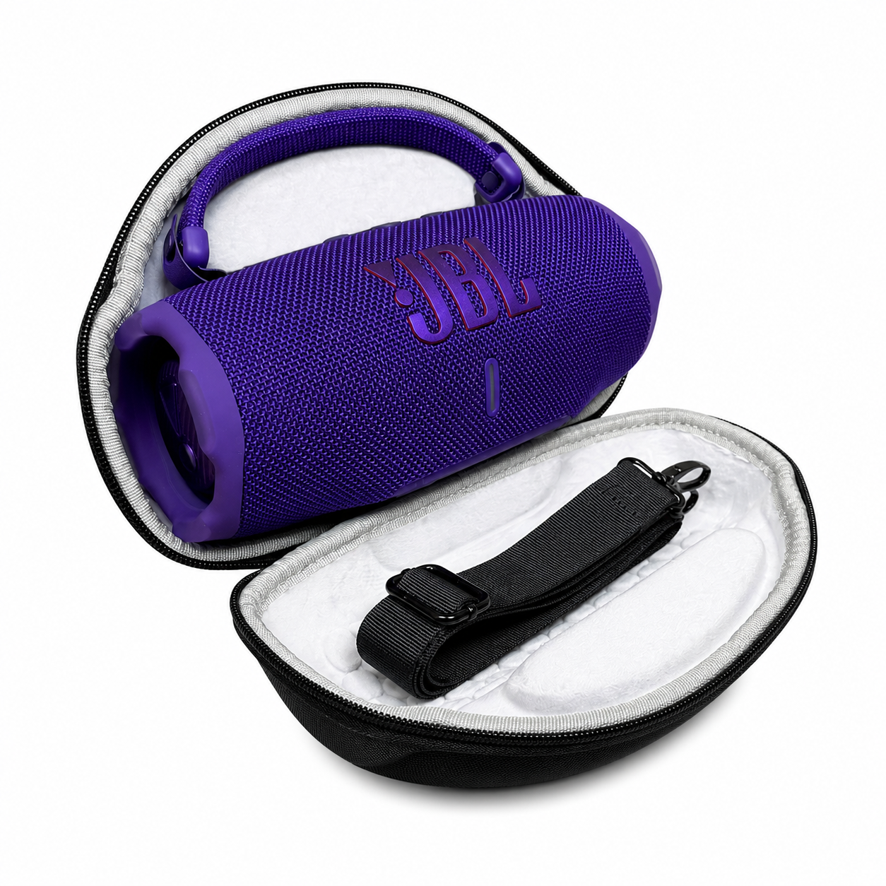 JBL Charge 6 Portable Waterproof Bluetooth Speaker with Winguard Protective Hardshell Case