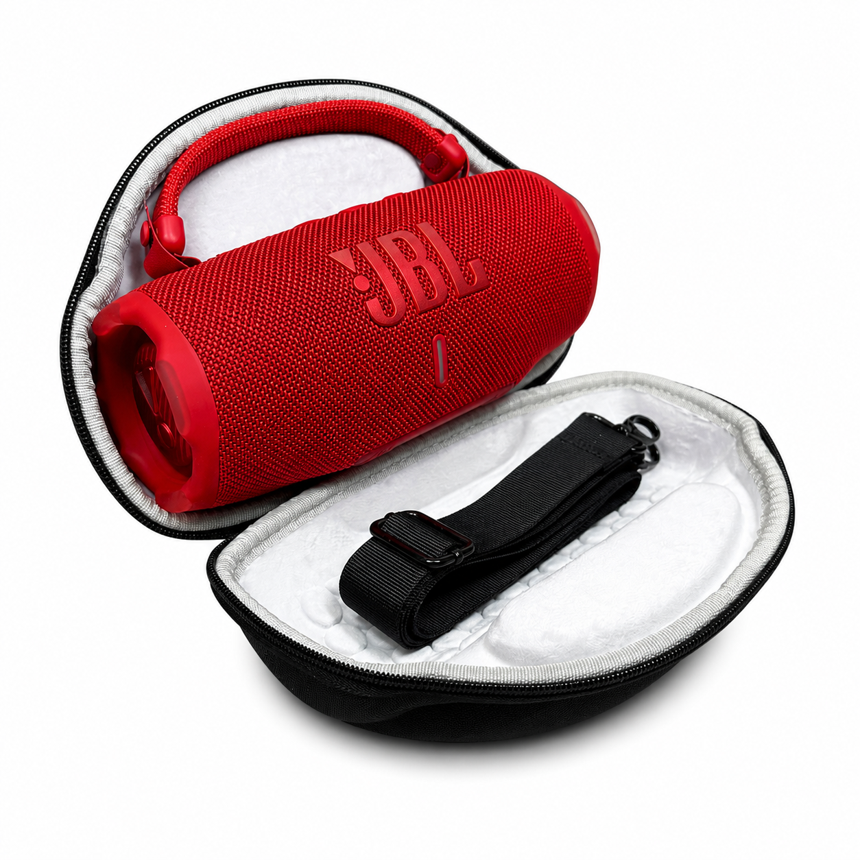 JBL Charge 6 Portable Waterproof Bluetooth Speaker with Winguard Protective Hardshell Case