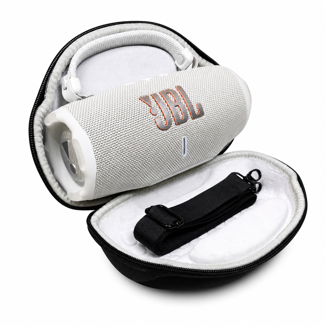 JBL Charge 6 Portable Waterproof Bluetooth Speaker with Winguard Protective Hardshell Case