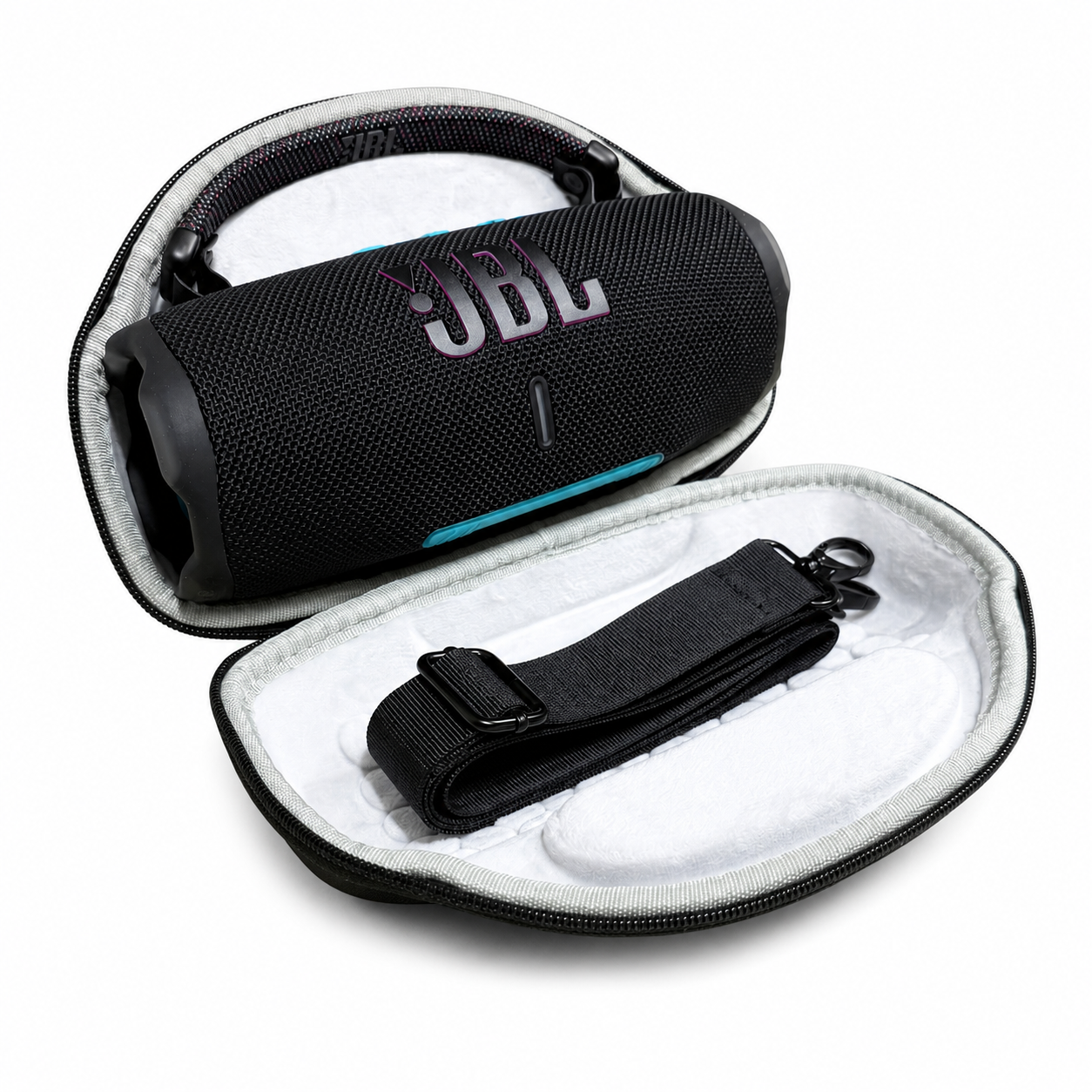 JBL Charge 6 Portable Waterproof Bluetooth Speaker with Winguard Protective Hardshell Case