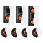 Klipsch 7.1 In-Wall Home Theater System with CDT-5800, R-5502, R-5800-W Speakers